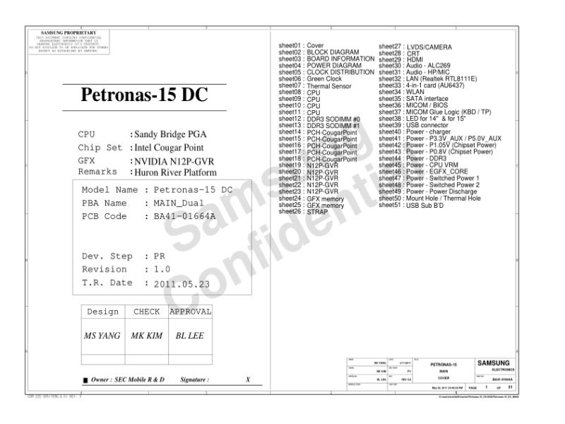 三星  Samsung PETRONAS-15 DC PR电路图