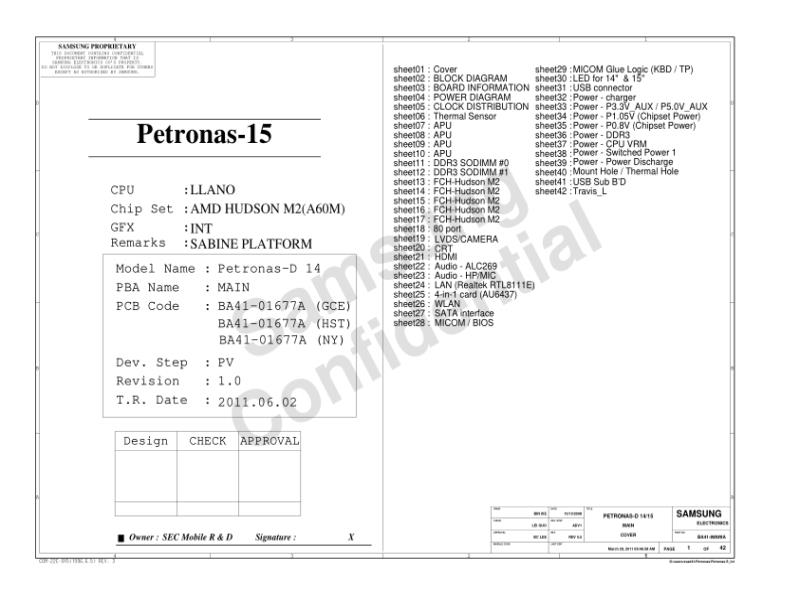 三星  Samsung PETRONAS-DI15 PR 0627电路图