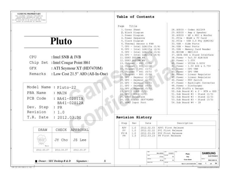 三星  Samsung PLUTO PR0.3 120330电路图