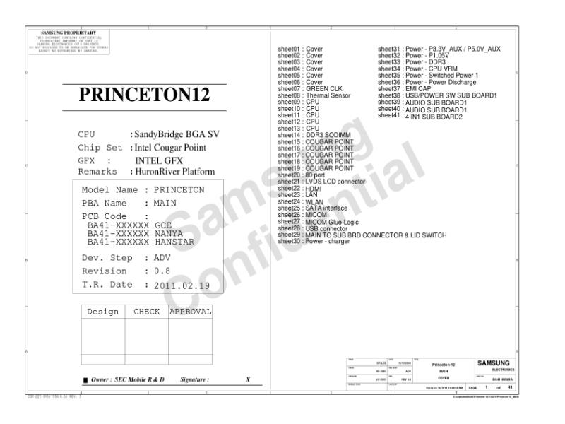 三星  Samsung PRINCETON-12 SV 0624 P0.85V 2电路图