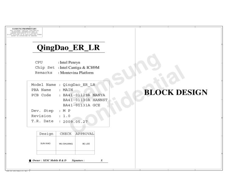 三星  Samsung QINGDAO ER LR R467,R469 MP1.0电路图