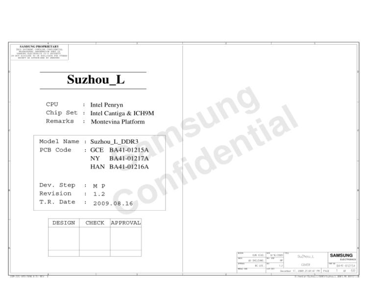 三星  Samsung R428-SUZHOU L DDR3 MP1.2电路图