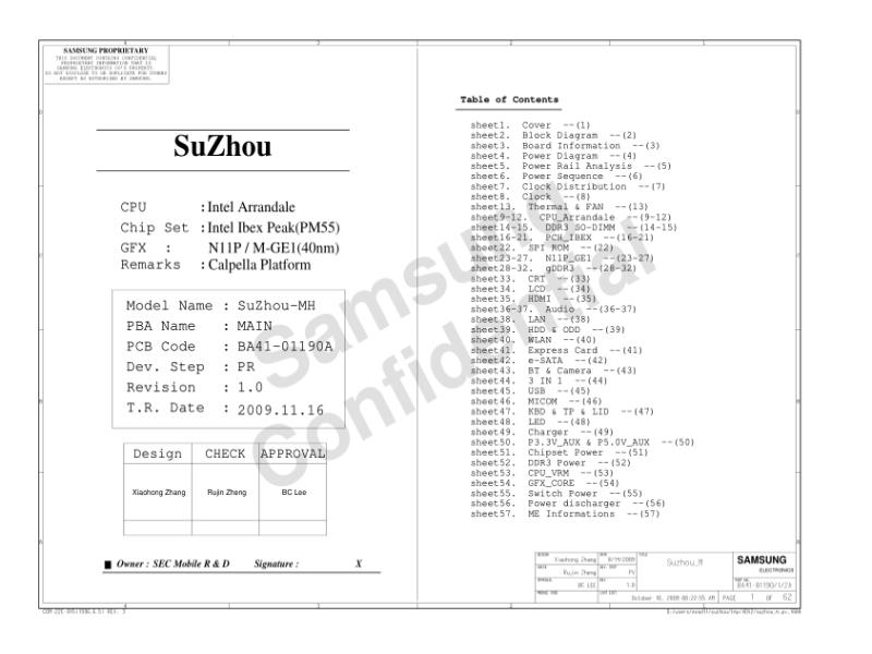 三星  Samsung R480-SUZHOU-M MP1.2电路图