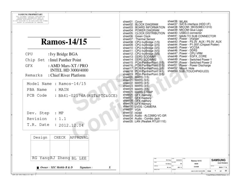 三星  Samsung RAMOS MP GB电路图