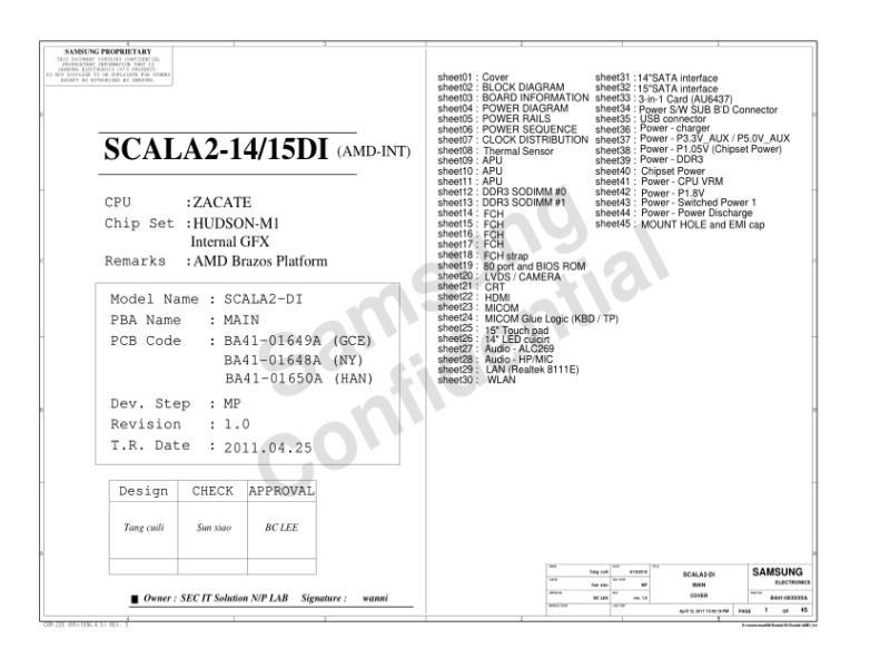 三星  Samsung SCALA2-DI-PR电路图