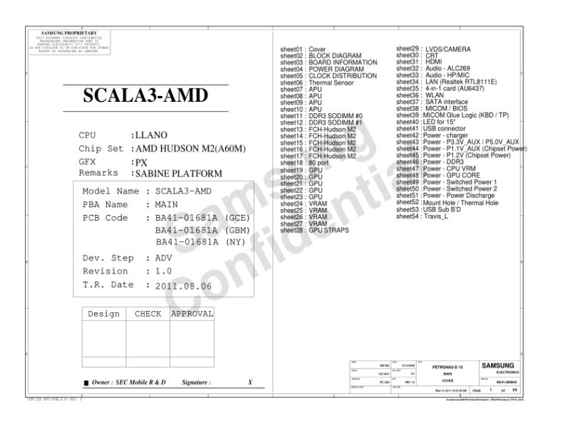 三星  Samsung SCALA3-14A PR 0926电路图