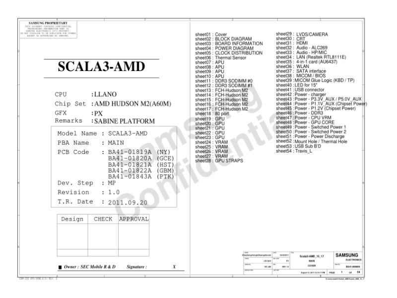 三星  Samsung SCALA3-15-17D MP1012电路图