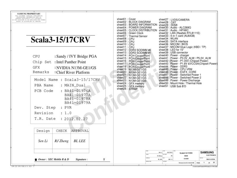 三星  Samsung SCALA3-15-17R PR 0225电路图