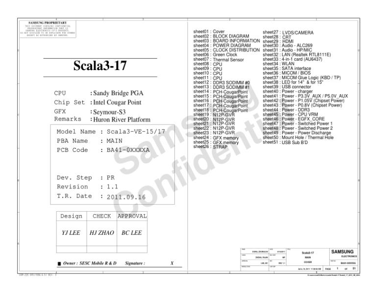 三星  Samsung SCALA3 17-4电路图
