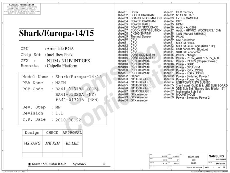 三星  Samsung SHARK MP11 0822电路图