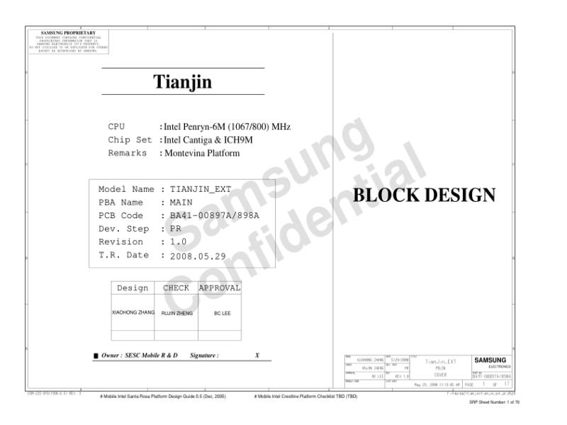 三星  Samsung TIANJIN EXT PR 0605电路图