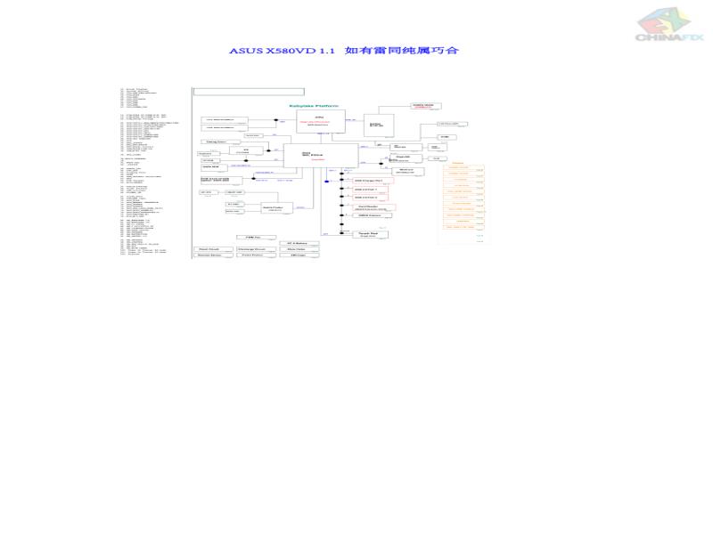 华硕  ASUS X580VD 1.1电路图