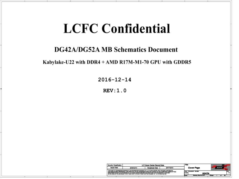 联想  Lenovo 330-17IKB&17IKBR 330-IKB I+A MB OPTANE V10 NMB242 SCH电路原理图