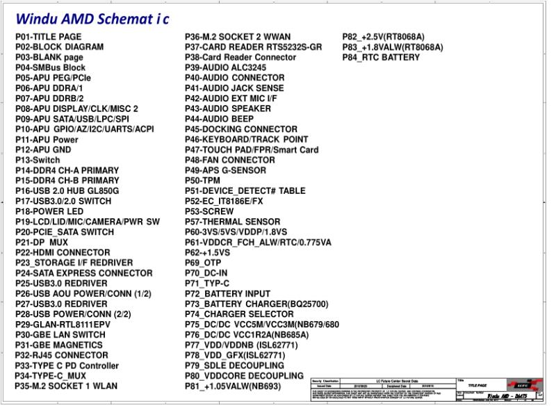 联想  Lenovo A475 windu amd svt 170719 SCH电路原理图