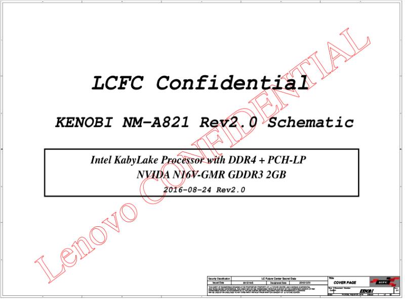 联想  Lenovo E470&570 kenobi intel sovp 201608251000 001 SCH电路原理图