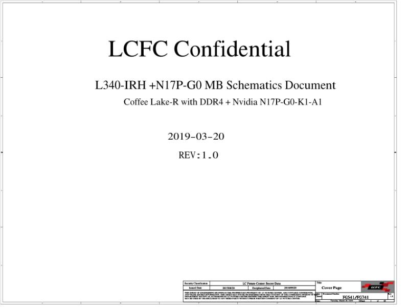 联想  Lenovo L340-15API&Touch l340 irh-svt-r10 n17p-g0 SCH电路原理图