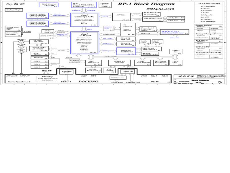 联想  Lenovo R60E 05214-sa-0929 2300 m52 SCH电路原理图