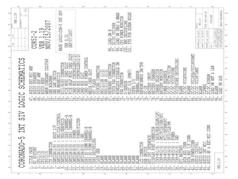 联想  Lenovo T500 cor5 SCH电路原理图