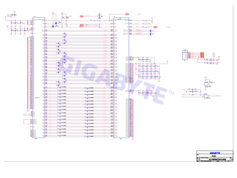 技嘉 显卡  GV R928WF3OC 3GD 10 电路图
