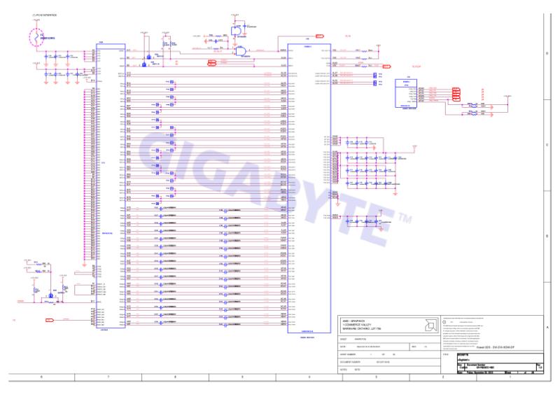 技嘉 显卡  GV R929OC 4GD V1.0 电路图