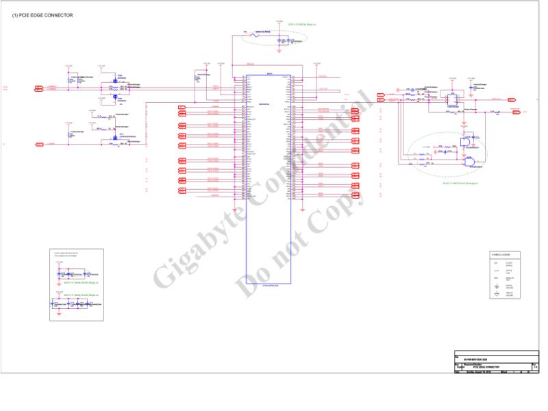 技嘉 显卡  GV RX460WF2OC 2GD 1.0 电路图